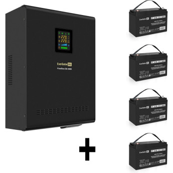 Комплект EXEGATE ИБП EX296003RUS + батарея 100Aч EX282985RUS 4шт