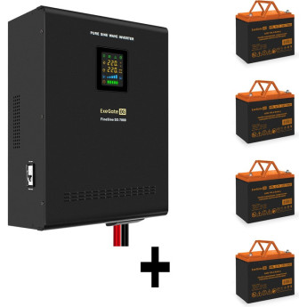 Комплект EXEGATE ИБП EX296005RUS + батарея 75Aч EX285653RUS 4шт